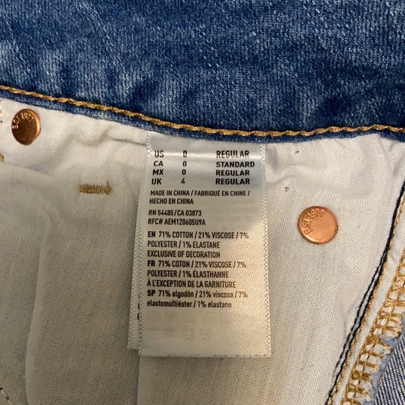 AE Ne(x)t Level High Waisted Denim Mini Skirt - Picture 6 of 6